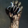バンドリング 5 ピース/ロット卸売ホットレトロパンククールロックゴシック爪爪指爪スパイクリングジュエリーパーティーコスプレギフトハロウィン x0625