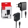 Nintendo Switch AC Adapter Travel Wall Charger Voeding voor NS Switch Lite 5V 2.4A EU US Plug met doospakket