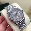 Luksusowe designerskie zegarek na rękę klasyczny automatyczny mechaniczny zegarek modowy na nadgarstek Inkrustowany z kolorowym diamentowym rozmiarem 36 mm szafir