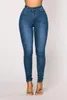 Jeans pour femmes taille haute Denim pour femmes moulantes pantalons crayon maigres dames pantalons longs décontractés