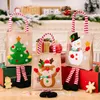 Gift Wrap Merry Christmas Bags Santa Claus Snowflake Dot Cartoon Xmas Tree Candy Biscuit Bag For Supplies Kid's