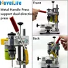 Boormachine Mini Drill Press Precision CNC Table Drilling MachineポータブルベンチトップドリラーB10チャックメタル木製ジェイドDIYクラフトツール