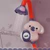 Sand Play Water Fun Electric Elephant Shower Toys Kids Baby Bath Spray Faucet Outside Bathtub Spirkler Strong Sug Cup 230621