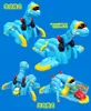 Giocattoli di trasformazione Robots est Gogo Dino ABS Base di lancio con action figure sonore REX / PING / TOMO / VIKI Trasformazione Giocattoli di dinosauro per bambini 230621