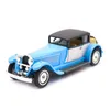 Diecast Model Car 1 28 Kids Classic Vintage Car Model Toy Pull-Back Alloy Diecasts fordon Kakan Dekoration Födelsedagspresent för pojkar Barn Y129 230621