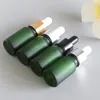 Depolama Şişeleri Boş 10ml Cam Küçük Örnek Boğaz Şişesi Masaj Çay Ağacı Yağ Saf Uçucu Yağlar Doldurulabilir Ambalaj 12 PCS/LOT