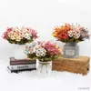 Fleurs séchées Style fleur artificielle rétro peinture à l'huile chrysanthème haute qualité maison en plein air décoration de mariage Bouquet