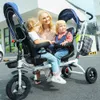 Dreiräder, Kinderfahrräder, Zwillinge, 1–5 Jahre alt, Kinderwagen, drehbar, 3-in-1-Kinderwagen, Kinderwagen