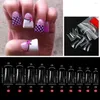 Faux Ongles 500Pcs Beau Plastique Amovible Canard Pieds Style Faux Ongles Conseils Fournitures De Salon