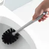 New Wall-Mounted Plastic Brush Set Clean Toilet Brush Without Dead Ends Punch-Free Base Household Bathroom Accessories