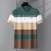 Męskie polo luksusowe bawełniane koszulę polo Men Men z nadrukiem z krótkim rękawem T-shirt Lato Summer Business Casual Cool Wygodne topy M-4xl 230621