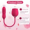 New Rose Retractable Bounce Vibrant Stick per la stimolazione dell'aspirazione secondo esercizio e bastone divertente per rimbalzare la figa Sconto del 75% Vendite online