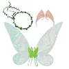 Angel Butterfly Wings Set Party Costume Birthday Fairy Ears Princess Fairy Party Dress Up Holiday Performance Props