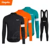 Vêtements de cyclisme Ensembles 2022 Automne Vêtements de cyclisme Raphaful Hommes Printemps Manches Longues Vêtements Ciclismo Vélo Vêtements Triathlon Profession Vélo SetHKD230625