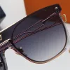 Herren-Designer-Strand-Sonnenbrille für Damen, Sonnenbrille zum Fahren, Unisex, polarisierte Sonnenbrille, Luxus-Brille, Buchstaben-Druck, Glas, Adumbral 236252D