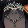 Colar Brincos Conjunto Moda Noiva Com Tiaras Para Princesa Coroa Vestido Noiva Vestido Noiva Acessórios Traje