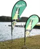 Custom Feather Banner Stand Reclame Traan Strandvlaggen, Groothandel Vlaggen, Banners Display Accessoires