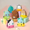 Sacs à dos 3D Cartoon Animal Enfants Sac À Dos Mignon Ours Singe Vache Enfants Sacs Sac D'école Maternelle Garçons Filles Cartables Mini Sac À Dos 230625