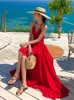 Casual Dresses High Quality Sexy Beach Dress White Backless Maxi For Women Summer Clothes Fashion 2023 Vestido De Mujer Pph3999