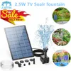 Garden Decorations AISITIN 25W Solar Fountain Pump with 6Nozzles and 4ft Water Pipe Powered for Bird Bath Pond Other Places 230625