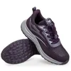 Baskets athlétiques respirantes topMen Mode Chaussures de course en tricot Marche Gym Noir Gris Violet Chaussures vulcanisées Zapatillas Deporte Chaussures de plein air