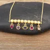 Chains AIBEF Romantic Eye Heart Star Shape Shiny Rhinestone Pendant Copper Zircon Women Necklace Jewelry Girlfriend Birthday Charm Gift