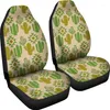 Car Seat Covers Cactus Tan And Green Boho Southwestern Desert Pattern Set Of 2 Matching Protectors Accessories Universal Fit