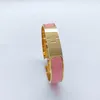 fanshion braccialetto di design gioielli di design di lusso cuore braccialetti d'oro per le donne uomo fascino donna uomo braccialetto polsino in acciaio inossidabile vite chiodo braccialetto regali del partito