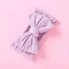 Hair Accessories Born Baby Headband For Girls Headwear Candy Color Curly Care Headwrap Kids Cute Elastic Band Wide