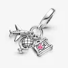 Para Pandora Charms Authentic 925 Silver Beads Dangle Letter A-Z Alphabet Charm Name Bead