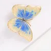 Brooches Japan And South Korea Hand-painted Enamel Butterfly Brooch Creative Smart Clothing Hat Dress Cheongsam Accessories