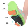 Palmilhas ortopédicas esportivas pu para calçados masculinos e femininos almofada de suspensão respirável pés planos arco suporte corretor inserções de sapato