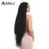 Cosplay Synthetic Lace Wigs For Black Women Long Curly Hair 42 Inch Cosplay Blonde Lace Front Wig Synthetic Lace Wig 230524