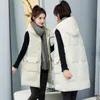 Chaleco holgado con capucha a la moda para mujer, chaqueta sin mangas para mujer, chaleco cálido informal para mujer, prendas de vestir exteriores para niñas, hermosa