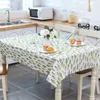 Table Cloth 2PCS Pastoral Waterproof And Oil-Proof Dining Tablecloth Wash-Free Plastic Rectangular Tea