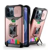 2 en 1 Design Kickstand Cases Antichoc TPU PC Cover Scratch Proof Hard Phone Case pour IPhone 13 14 pro max Mobile Case