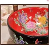 Mediterranean style Jingdezhen ceramic bathroom wash basin art counter hot-sellinghigh quatity Icfou