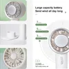 Overig Huis Tuin Draagbare Handventilator Halfgeleider Koeling Koeling desktop 2200mAh Batterij USB Oplaadbare Handventilator Luchtkoeler Buiten 230625