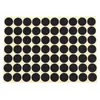 Cercles de 19 mm Autocollants de code ronds Étiquettes autocollantes auto-adhésives noires