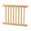 GOALONE 100 pièces/ensemble porte-savon en bois naturel 4.72x3.54 pouces porte-savon en bois fait à la main support de bain accessoires de décoration de la maison