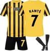 Fans Player version Al Ittihad Soccer Jerseys Kids Kit 23/24 BENZEMA FABINHO KANTE Mens 2023 2024 Hamdallah Romarinho Al-Ittihad Football Shirt boys Training uniform