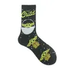 Nouvelle mode coton dessin animé motif Anime chaussettes pour hommes et femmes droite conseil Couple chaussette mi manches 38CM