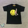 Men's T-Shirts CPFMXYZ Smiley Face Short Sleeve TShirt Big Print T Shirt J230625