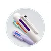 Pièces Stylos à bille rétractables 6 plumes Color-in-One Write Smoottly Drop