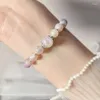 Bracelets porte-bonheur 1 pièces travail manuel Style chinois perle Bracelet personnalité femme rétro main décoration accessoires de déguisement bijoux fille