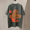 Camisetas masculinas com etiqueta original Hellstar camisetas Hip Hop Flame Letter Print manga curta gola redonda Camiseta de algodão vintage para homens e mulheres 230621