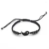 Charm Bracelets 2023 Friend 2 Matching Adjustable Cord Bracelet For Bff Friendship Relationship Boyfriend Girlfr