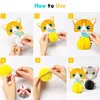 Novelty Games 7Pcs Cat Themed Honeycomb Pet Birthday Party Decoration Parties Favors Supplies Pet Decorations Po Booth Props for Children 230625