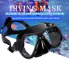 Dalış maskeleri yüzme gözlük maskesi şnorkelli cam tüplü şnorkel spor ekipmanları 230621