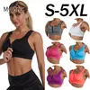 Other Sporting Goods Sports Bra Large Size Active Wear Women Gym Push Up Running Yoga Crop Tops Fitness Zipper High Impact Vest Underwear 230621